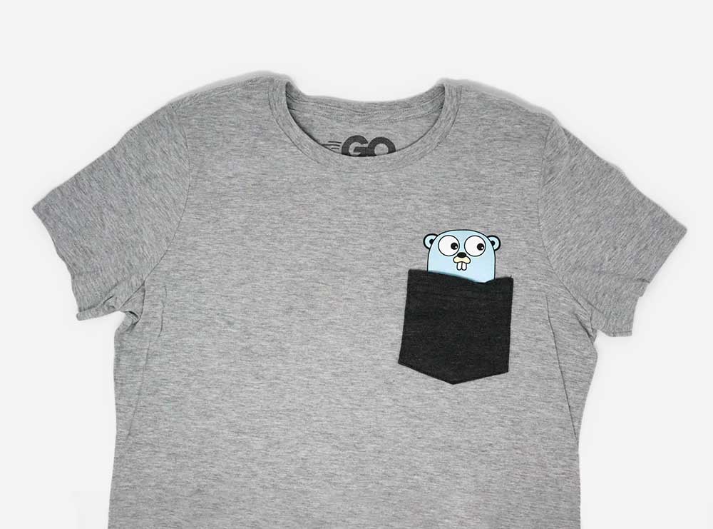 Men's Peek-A-Boo Gopher Pocket Tee