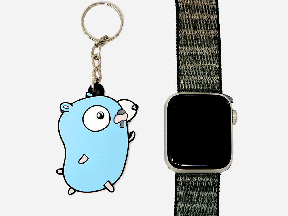 Gopher Running Keychain