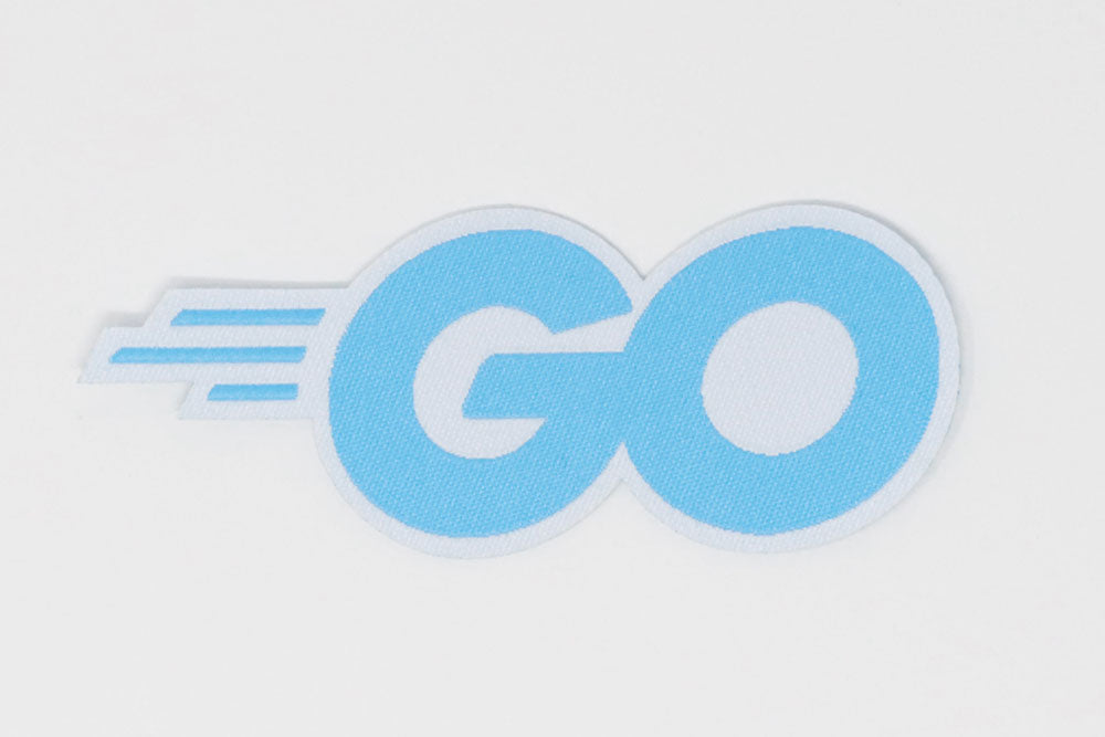 Golang Logo Woven Patches