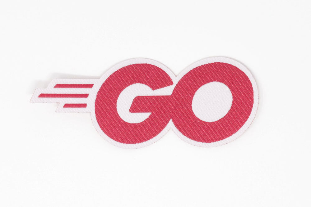 Golang Logo Woven Patches