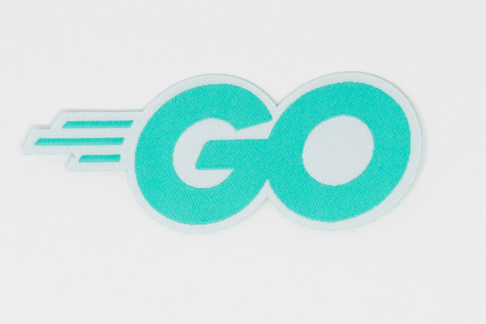 Golang Logo Woven Patches