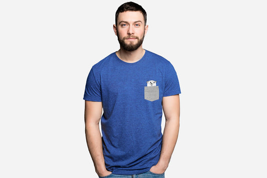 Men's Peek-A-Boo Gopher Pocket Tee