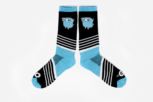 Striped Gopher Athletic Socks - Adult