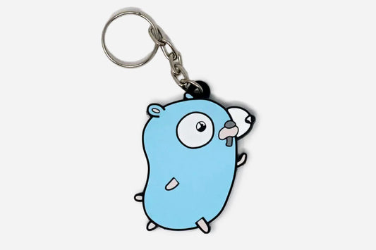 Gopher Running Keychain