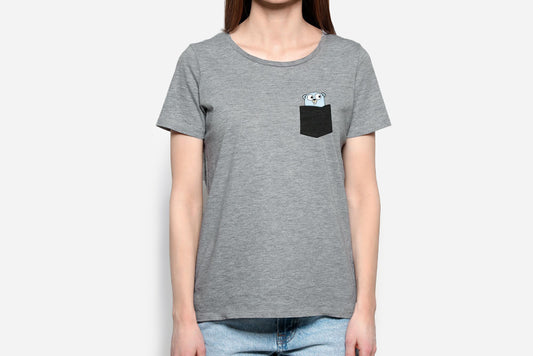 Women's Peek-A-Boo Gopher Pocket Tee