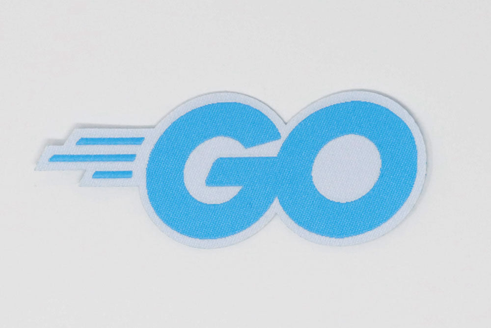 Golang Logo Woven Patches